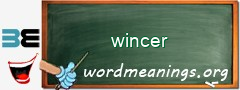 WordMeaning blackboard for wincer